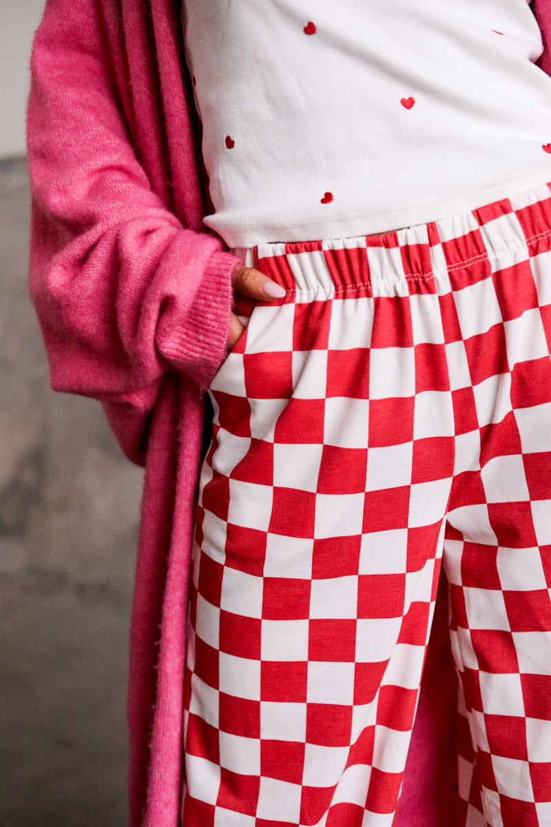 Checkmate Pants - Red