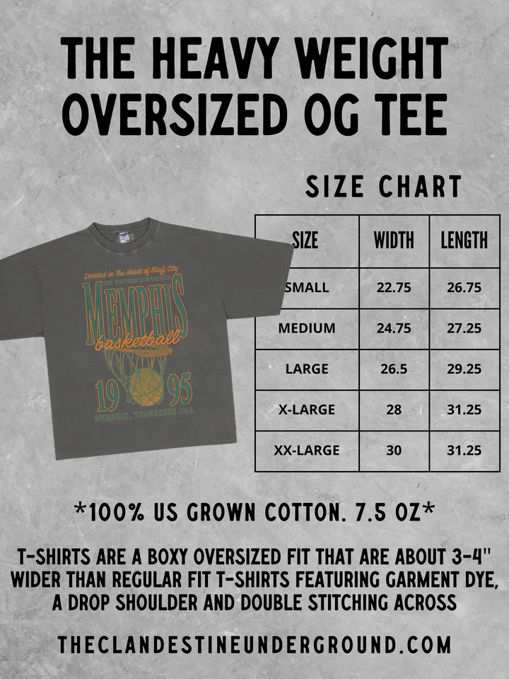 Underground Original Design: 90's Los Angeles Basketball Boxy Oversized TShirt