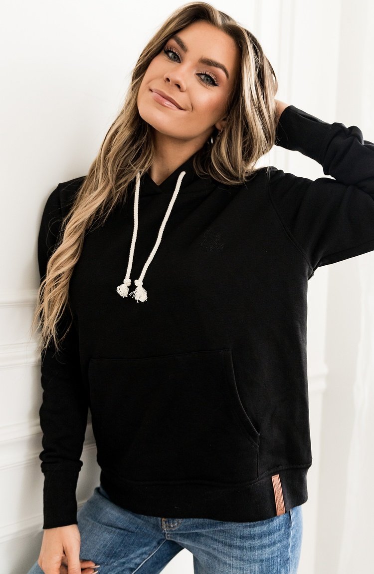 Staple Hoodie - Black - Mindy Mae's Marketcomfy cute hoodies