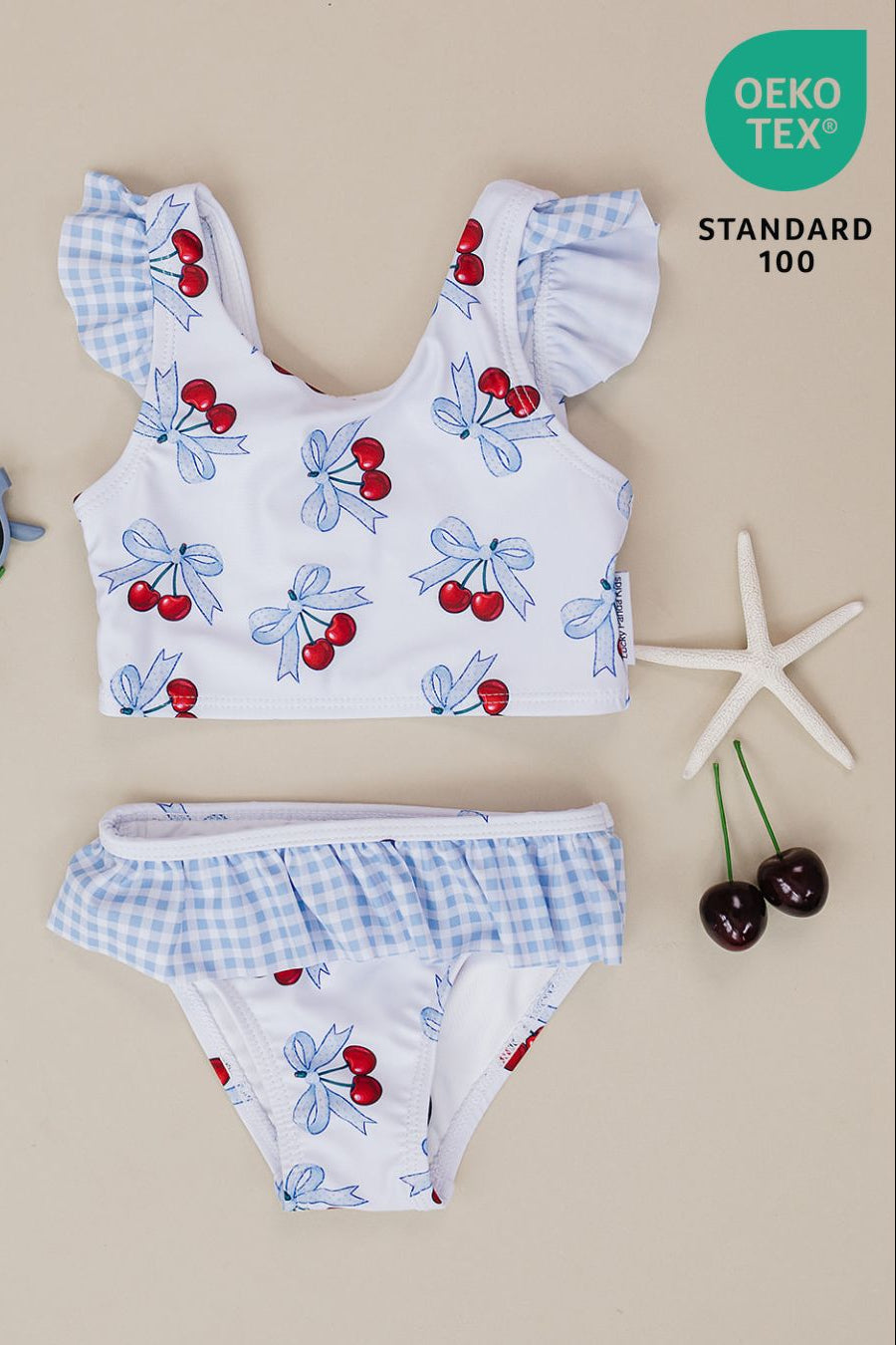 Two Piece Swimsuit | Blue Cherry