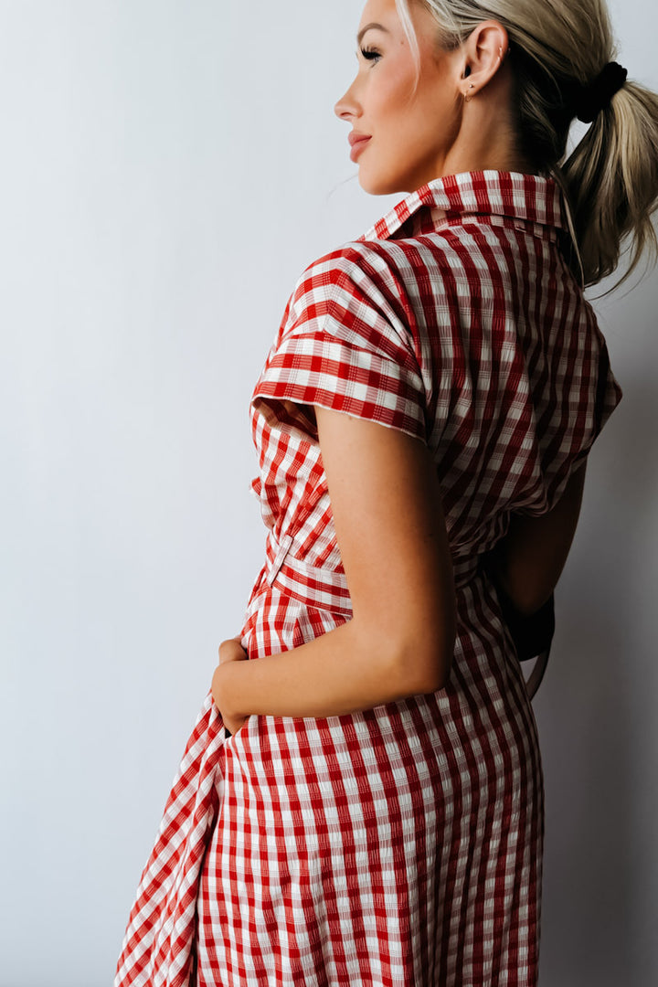 Greta Plaid Dress