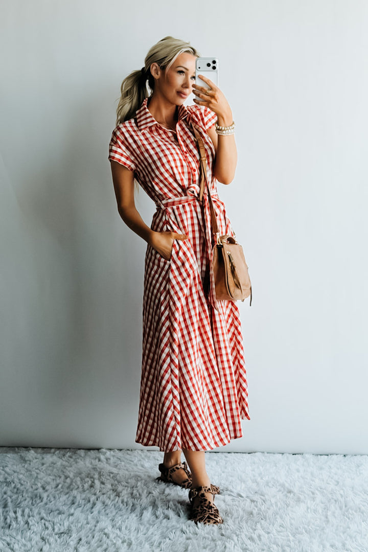 Greta Plaid Dress