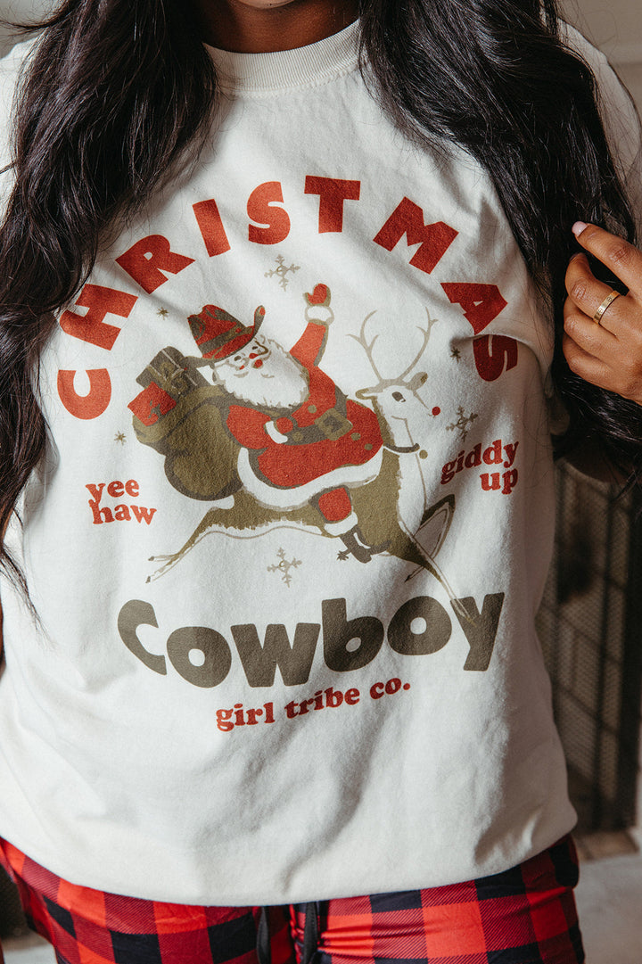 Christmas Cowboy Tee