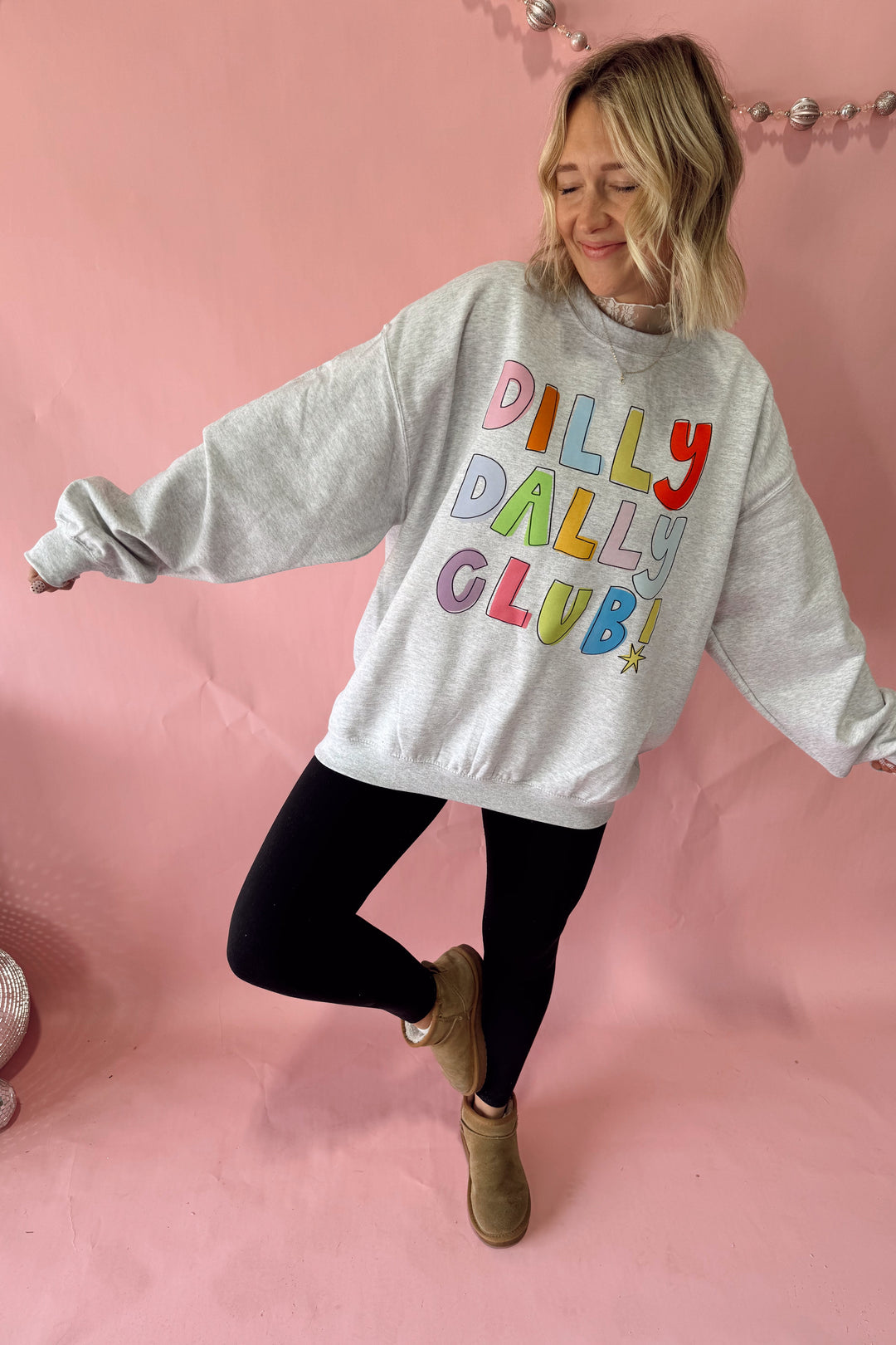 Dilly Dally Club Crewneck