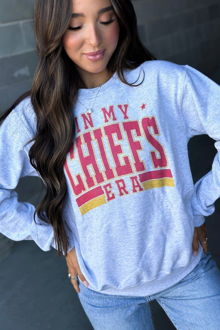 Chiefs Era Graphic Pullover - Mindy Mae's Marketcomfy cute hoodies