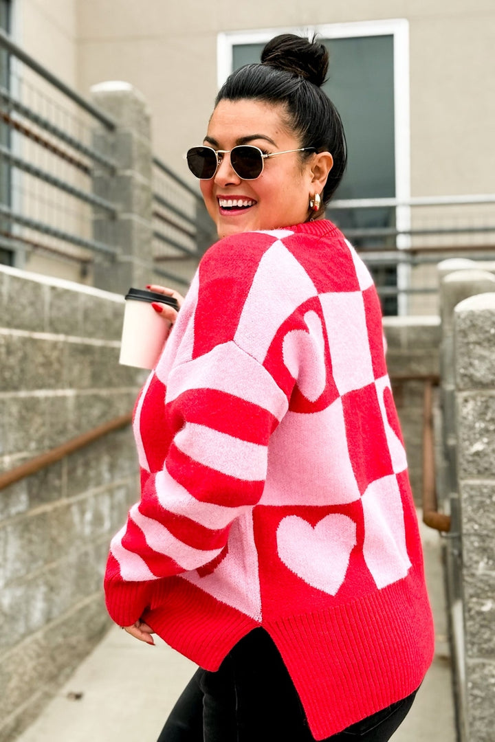 Checked Into Love Sweater