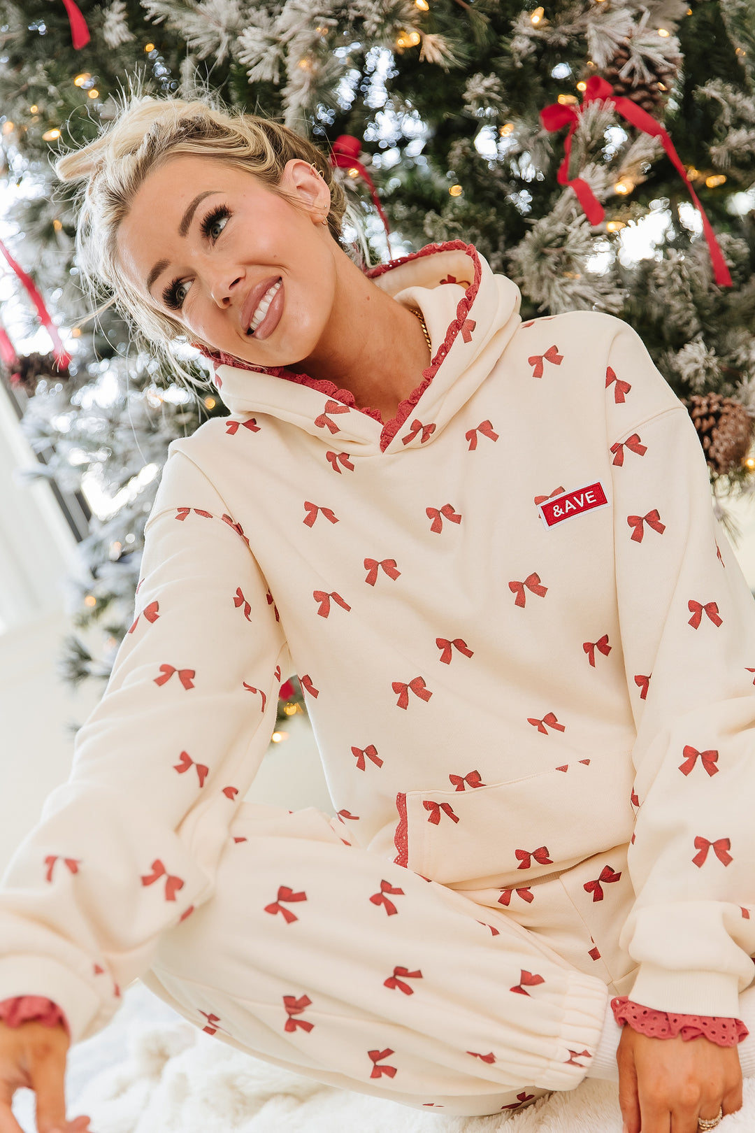 Comfort Zone Hoodie - Bundled In Bows