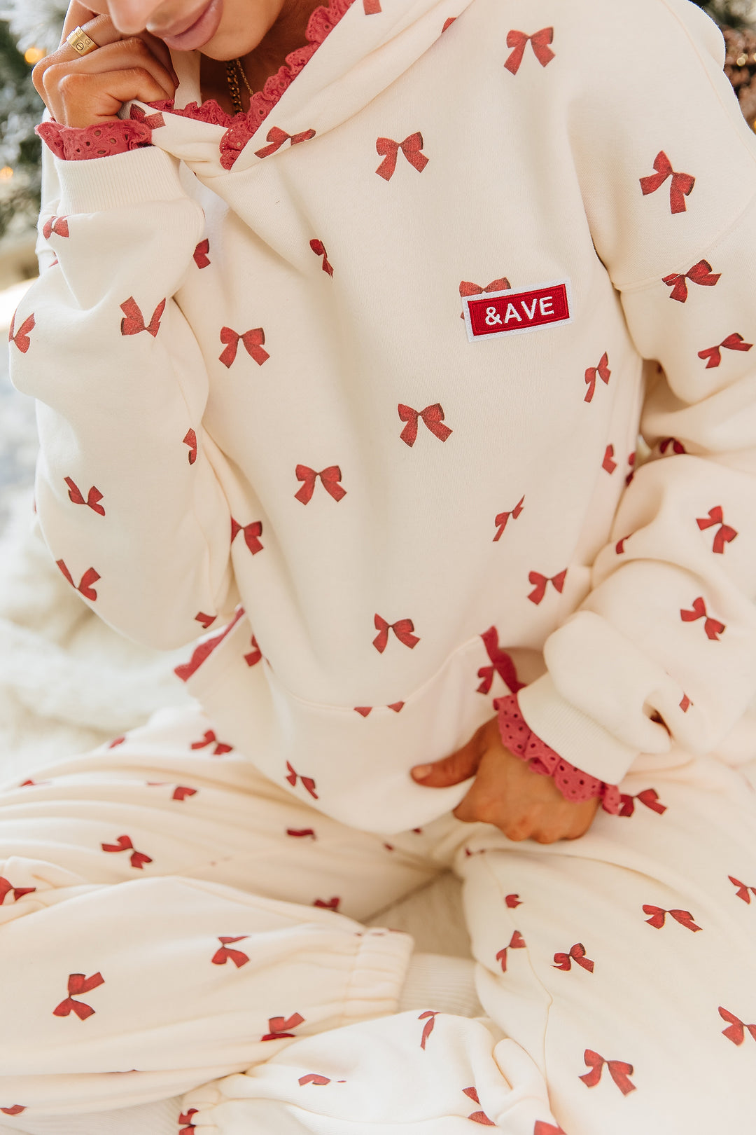 Comfort Zone Hoodie - Bundled In Bows