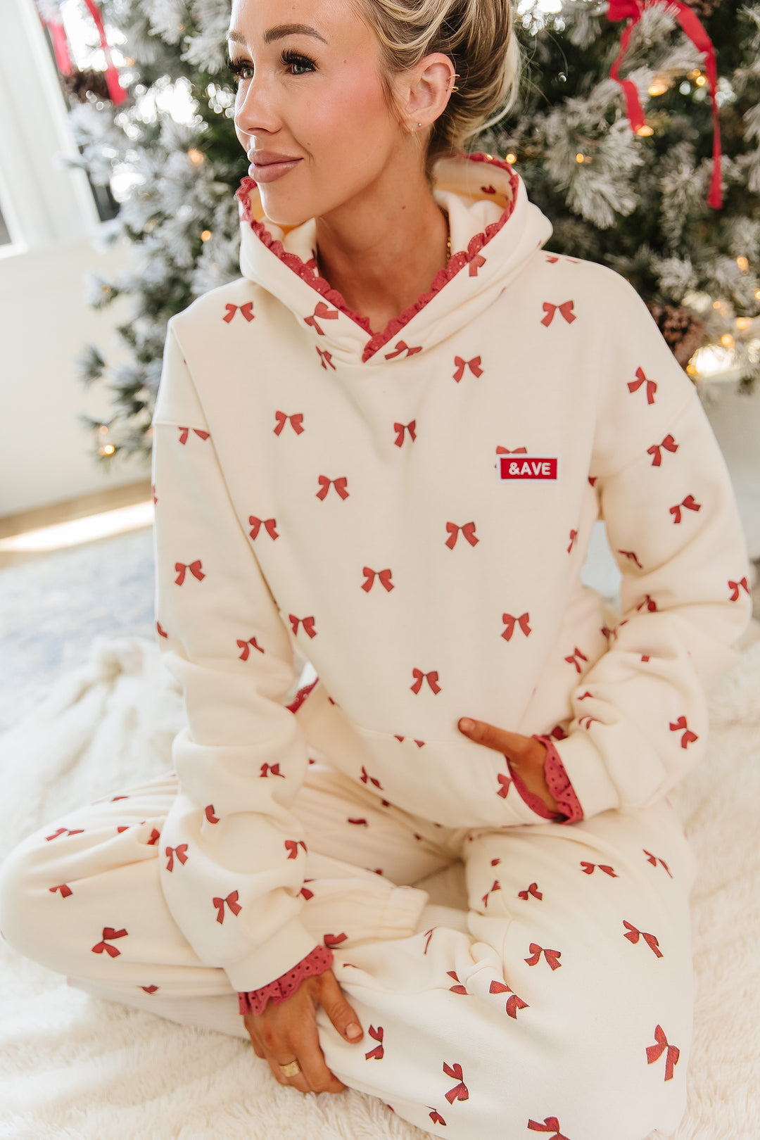 Comfort Zone Hoodie - Bundled In Bows
