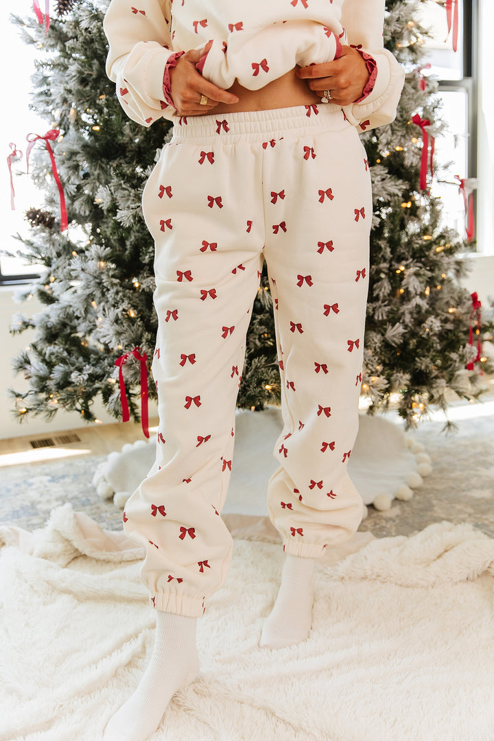 Comfort Zone Joggers - Bundled In Bows