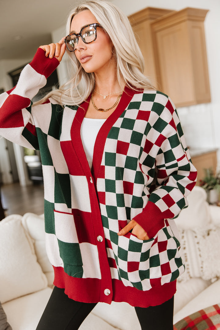 Oversized Cardigan - Checking It Twice