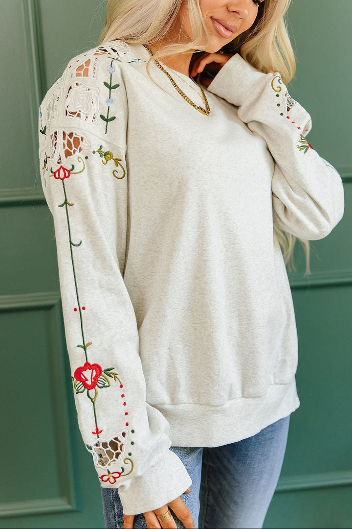 University SideSlit Pullover - First Frost