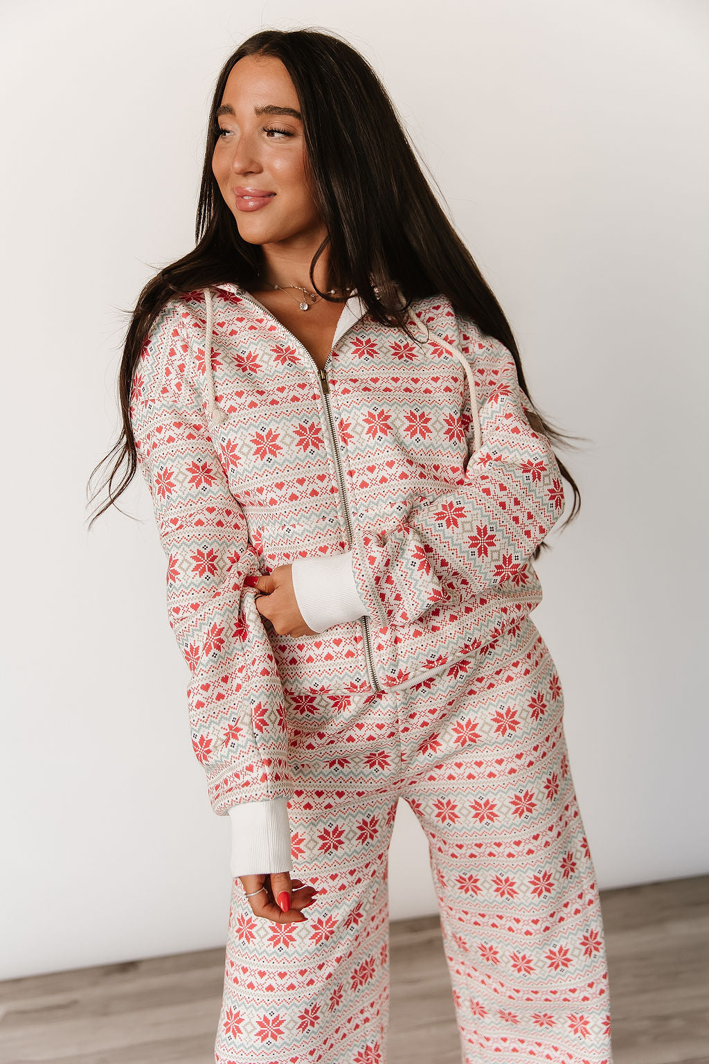 Comfort Zone FullZip - Frosted Fairisle