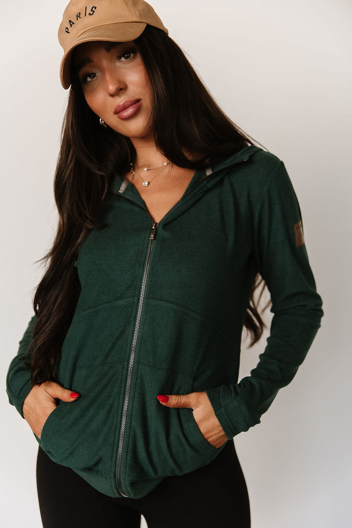 Performance Fleece FullZip Sweatshirt - Evergreen