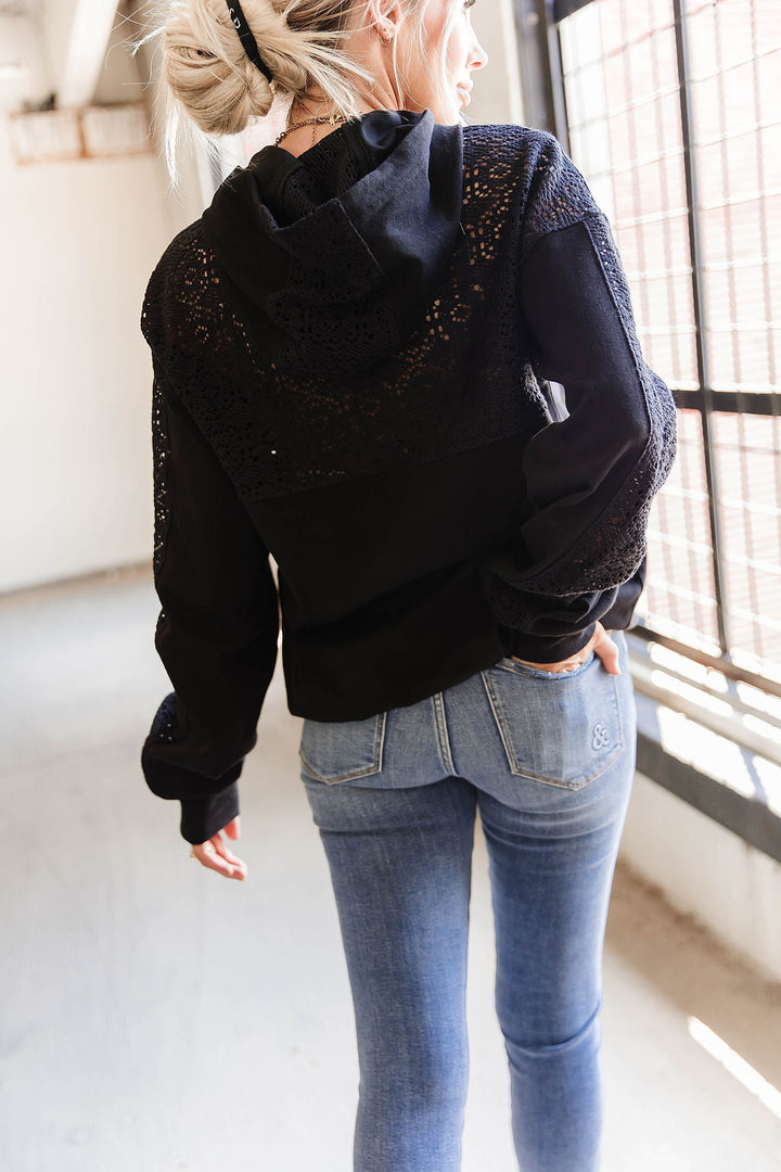 University Hoodie - Wonderstruck Black
