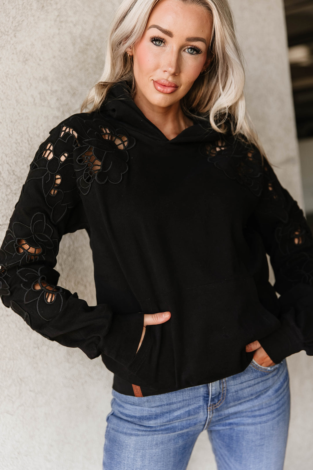 University Hoodie- Love Story Black