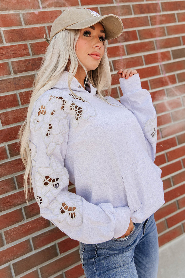 University Hoodie- Love Story Grey