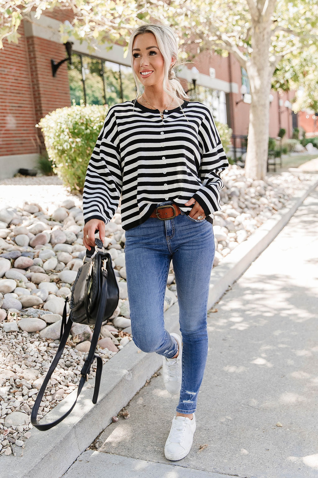 Classic Cardigan - Fine Lines