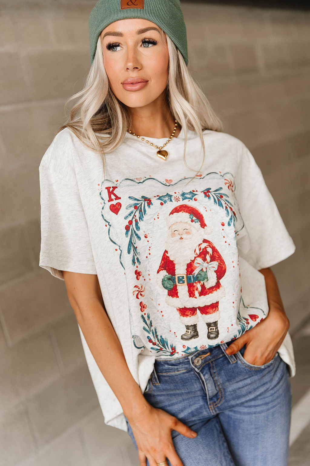 Boyfriend Tee - Jolly Old Soul