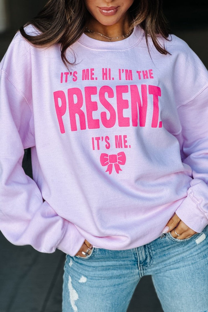 I'm The Present Pullover - Mindy Mae's Marketcomfy cute hoodies