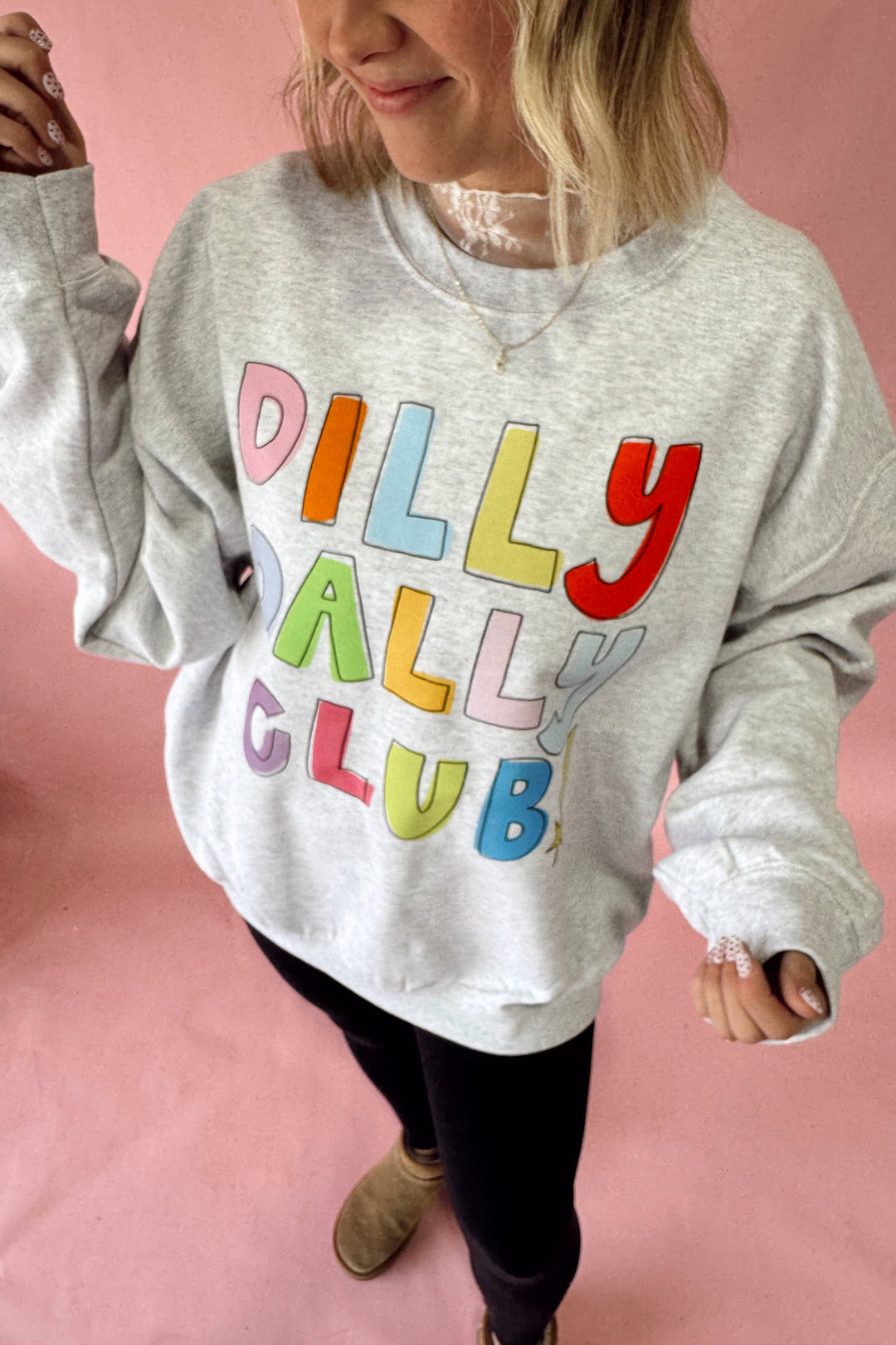 Dilly Dally Club Crewneck