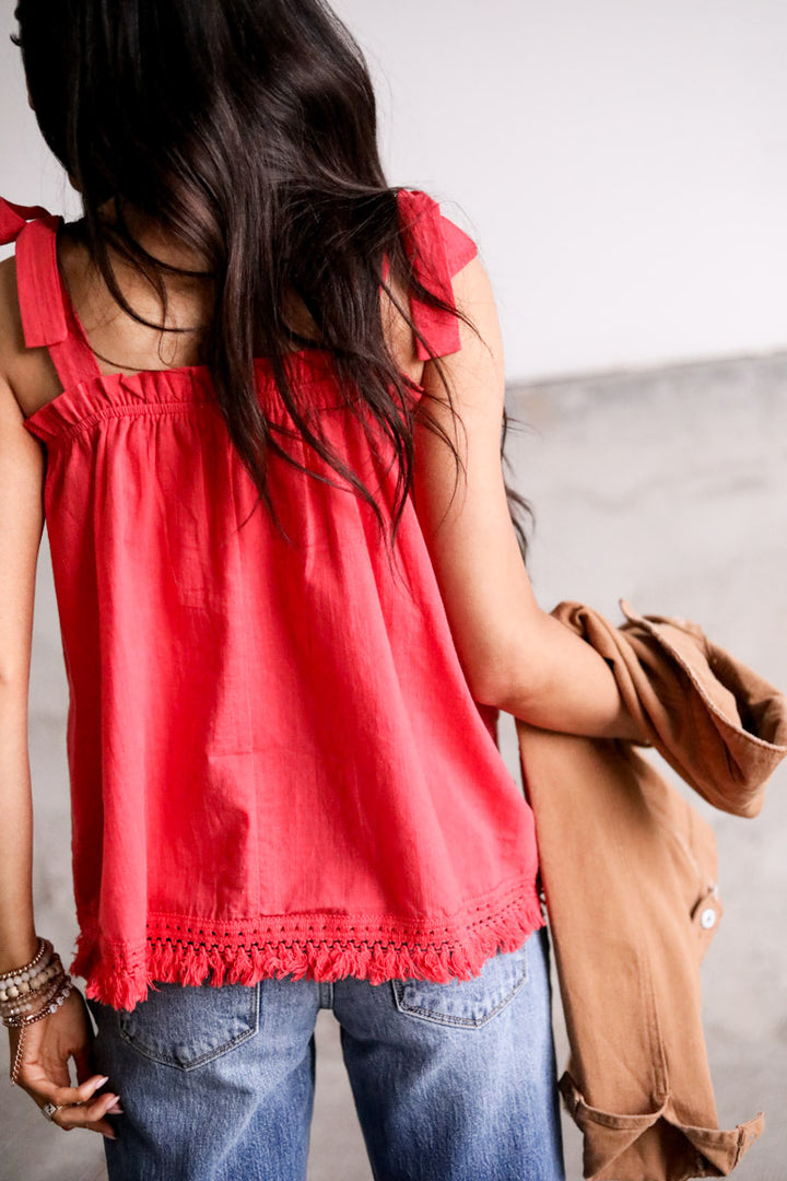 Briella Tank - Red