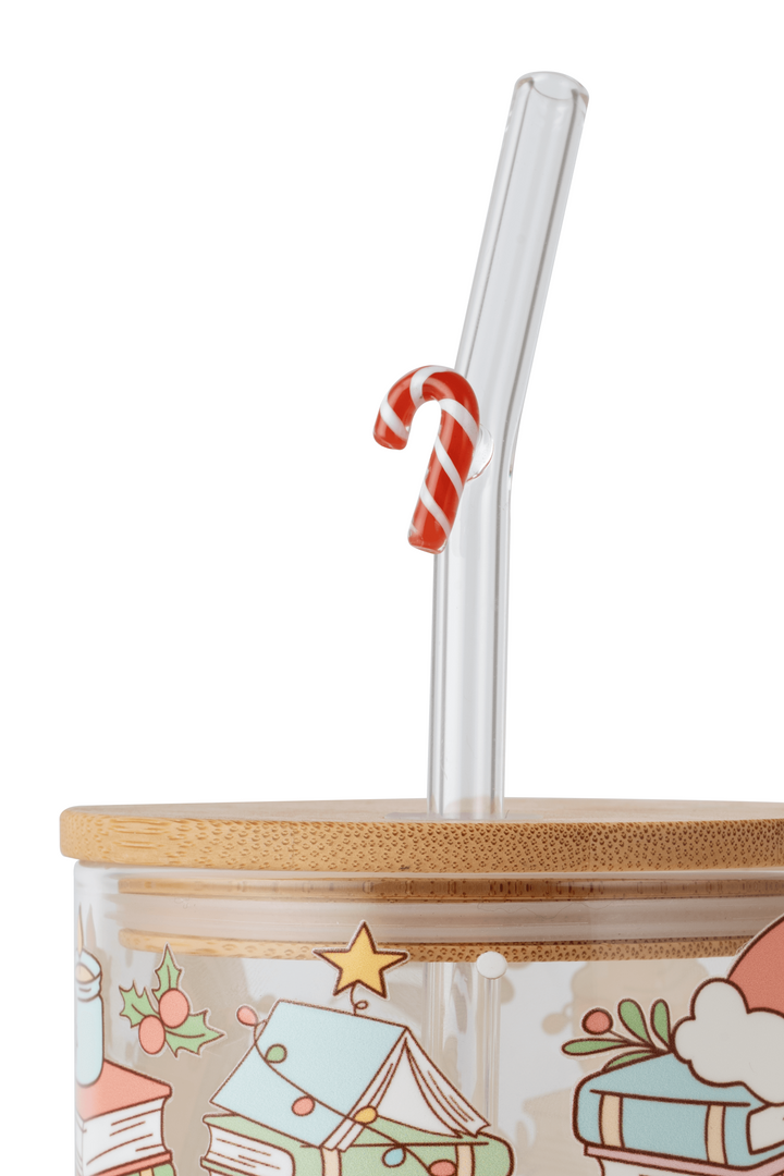 Christmas Glass Straws