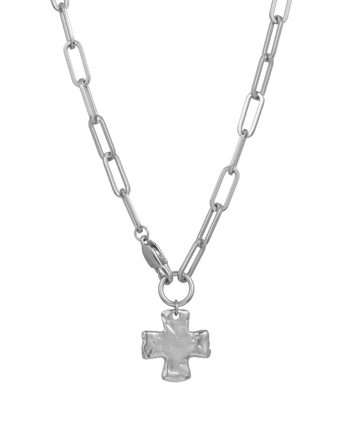 Chunky Cross Chain Necklace