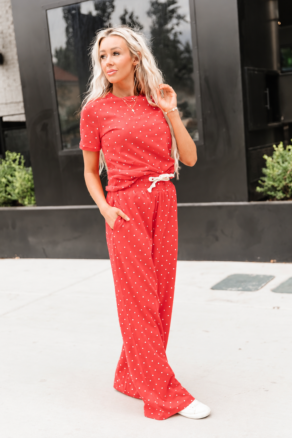 24/7 Pant - Ruby Darling