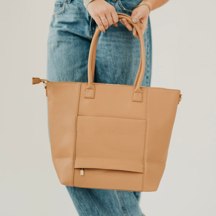 Courtney Checkered Tote