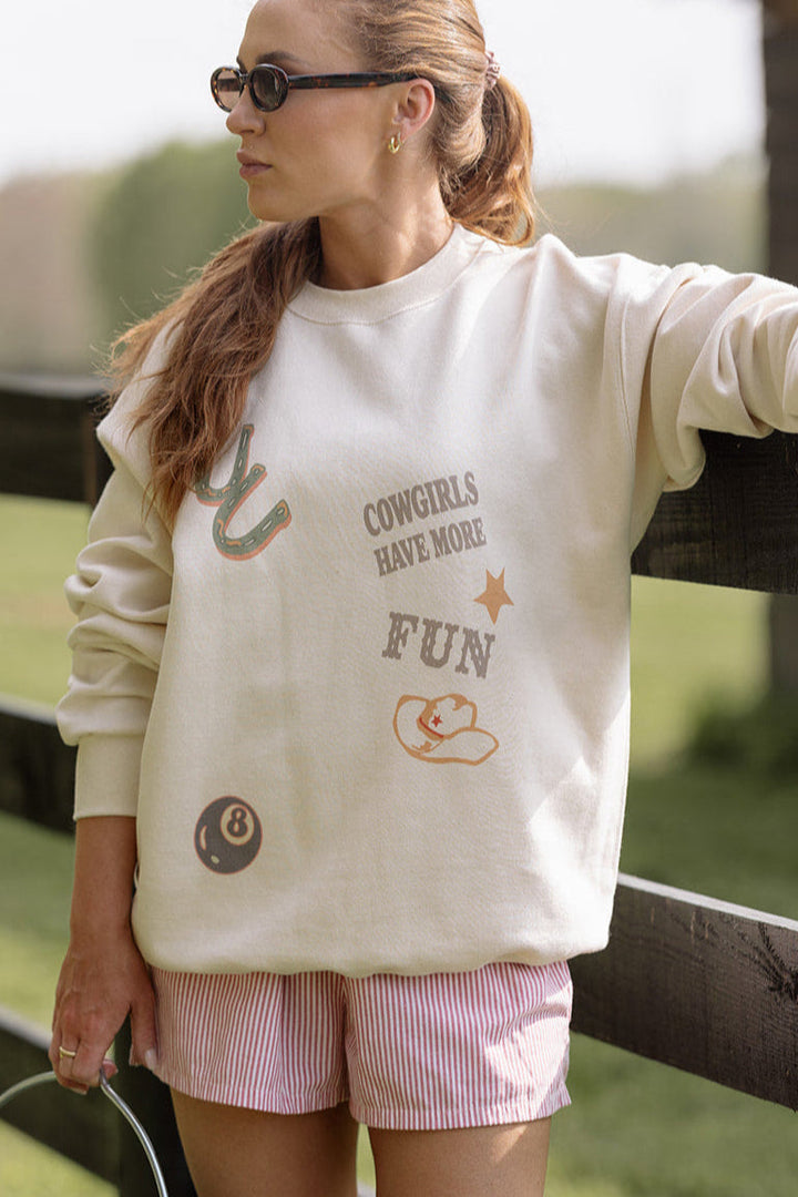 Cowgirls Have More Fun Sweatshirt