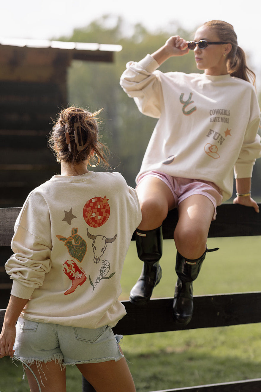 Cowgirls Have More Fun Sweatshirt