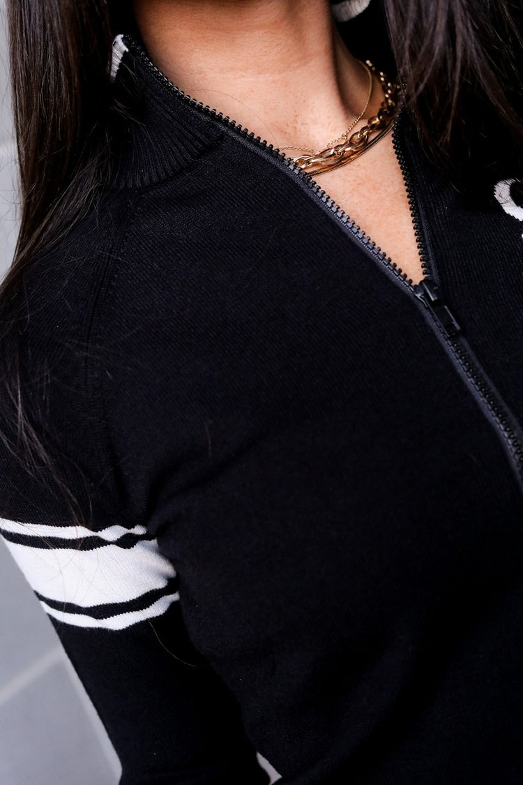 Varsity Sweater Jacket