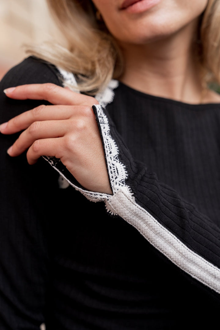 Laced In Love Long Sleeve - Black