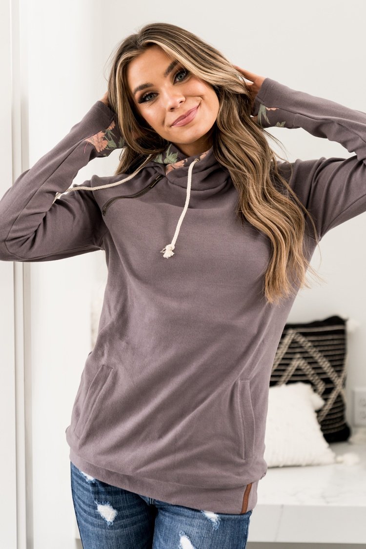 DoubleHood™ Sweatshirt - Tickle My Fancy - Mindy Mae's Marketcomfy cute hoodies