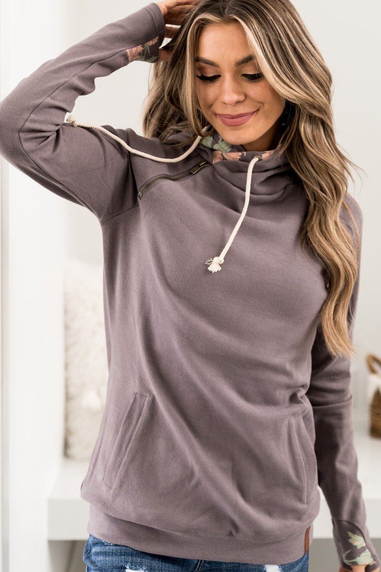 DoubleHood™ Sweatshirt - Tickle My Fancy - Mindy Mae's Marketcomfy cute hoodies