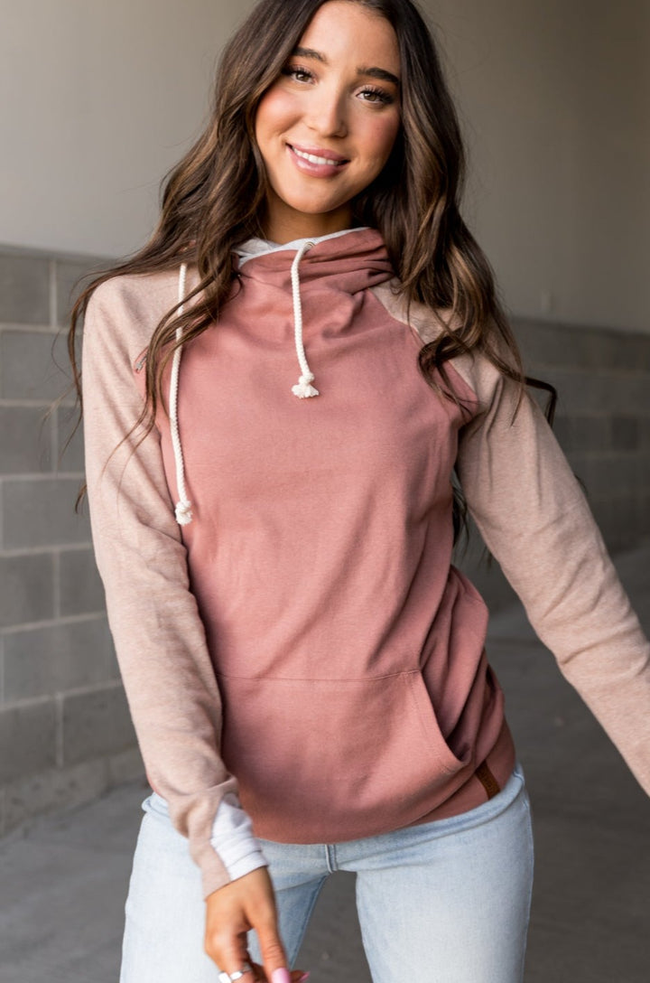DoubleHood™ Sweatshirt - Kiss & Tell - Mindy Mae's Marketcomfy cute hoodies