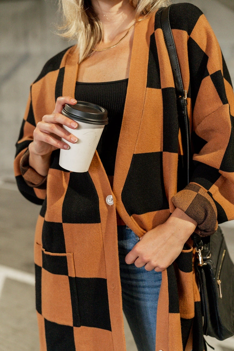 Oversized Cardigan - Check Her Out
