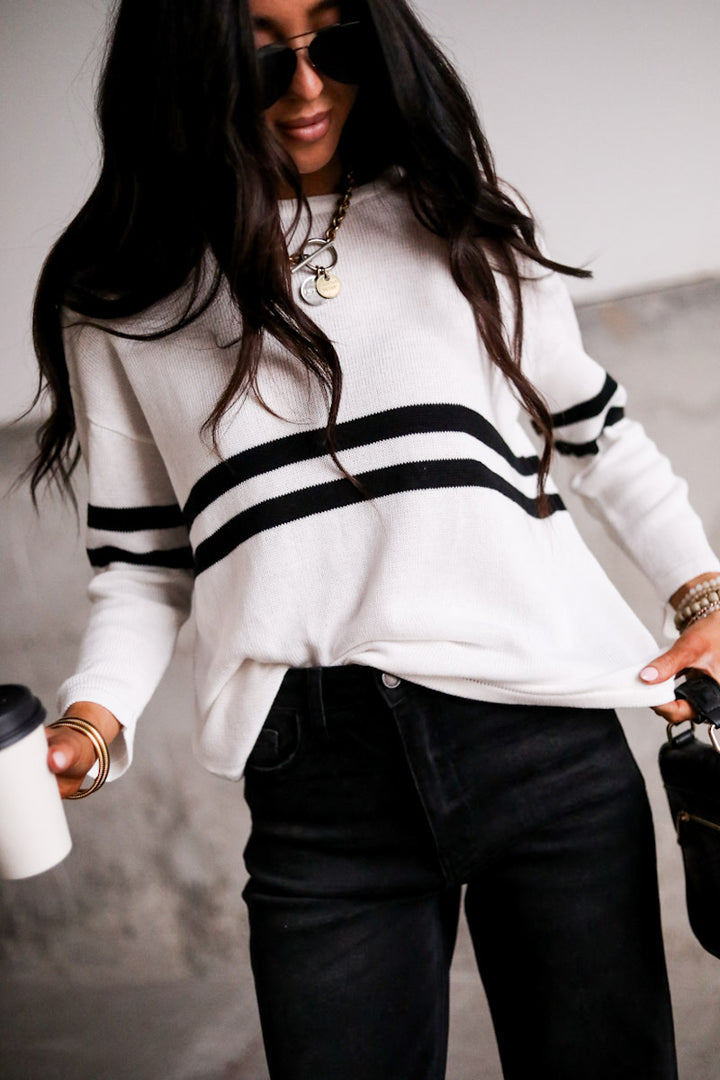 Varsity Stripe Sweater