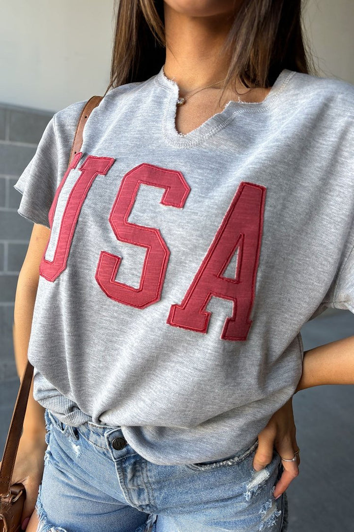 USA Cut Off Tee - Mindy Mae's Marketcomfy cute hoodies