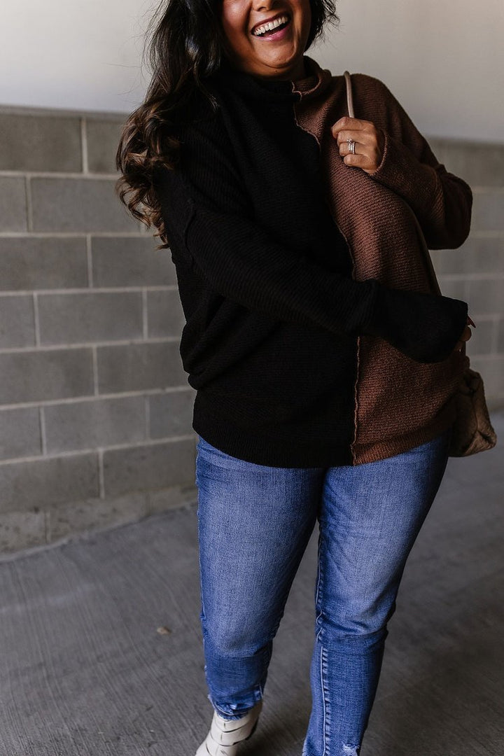 Chantel Tunic Sweater - Brown - Mindy Mae's Marketcomfy cute hoodies