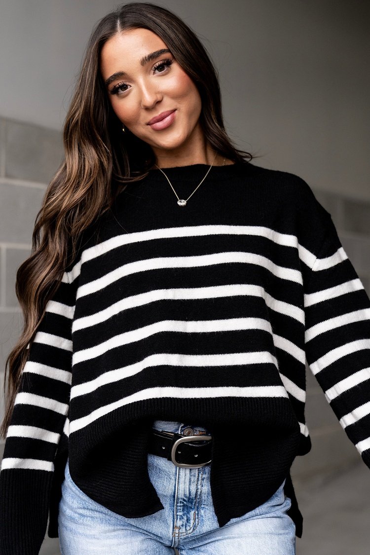 Justine Sweater - Black - Mindy Mae's Marketcomfy cute hoodies