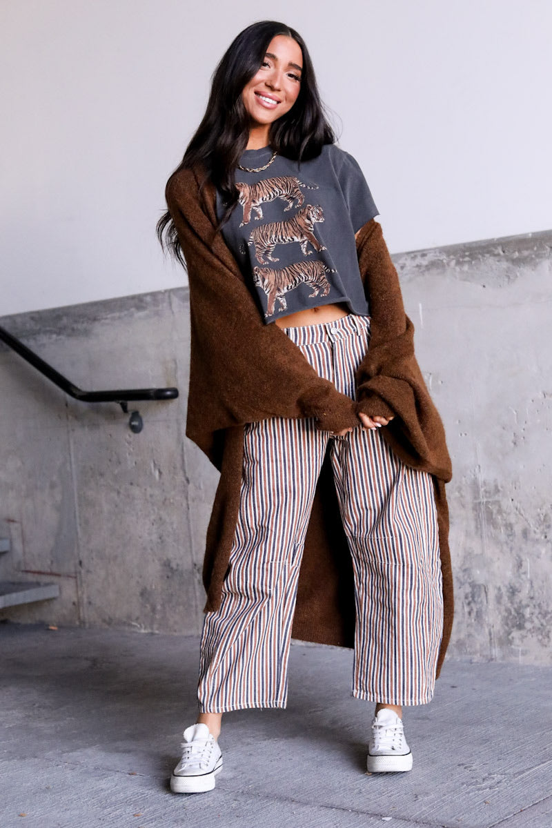 Astrid Striped Pants - Sienna