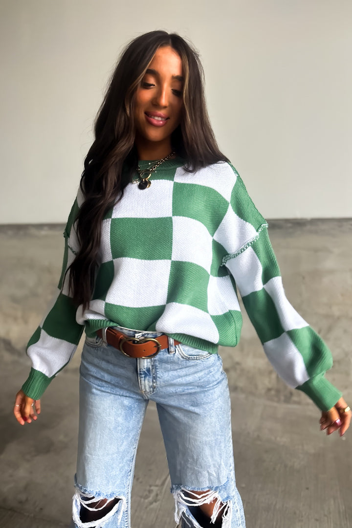 Kimmy Checkered Sweater