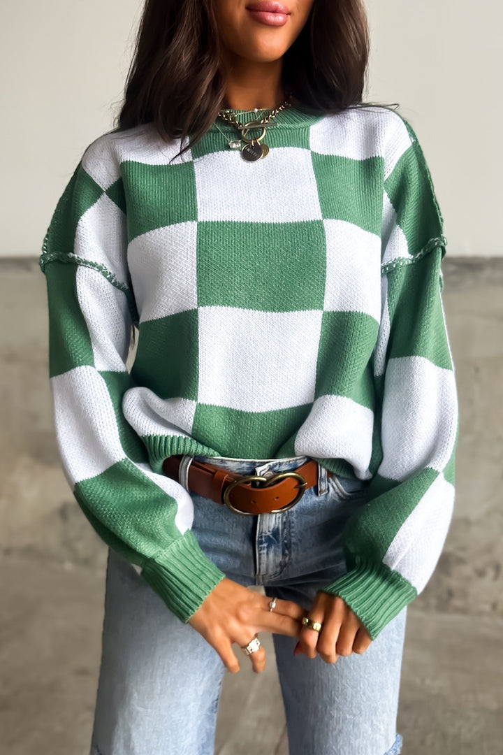 Kimmy Checkered Sweater