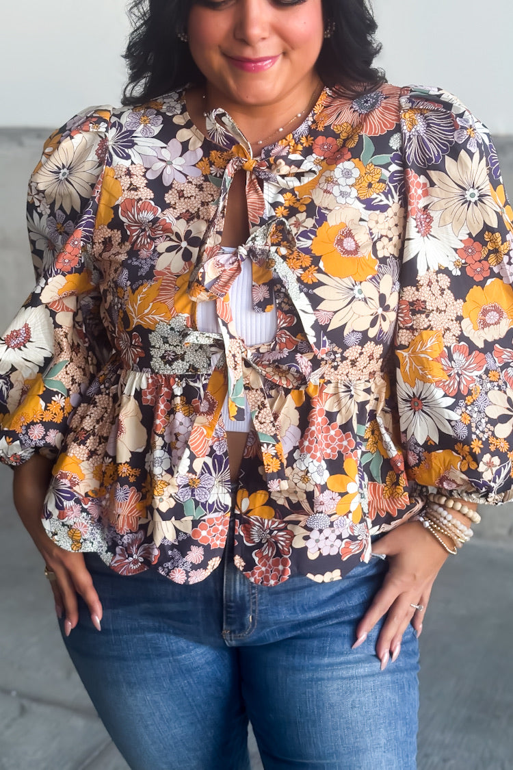 Hillary Floral Top