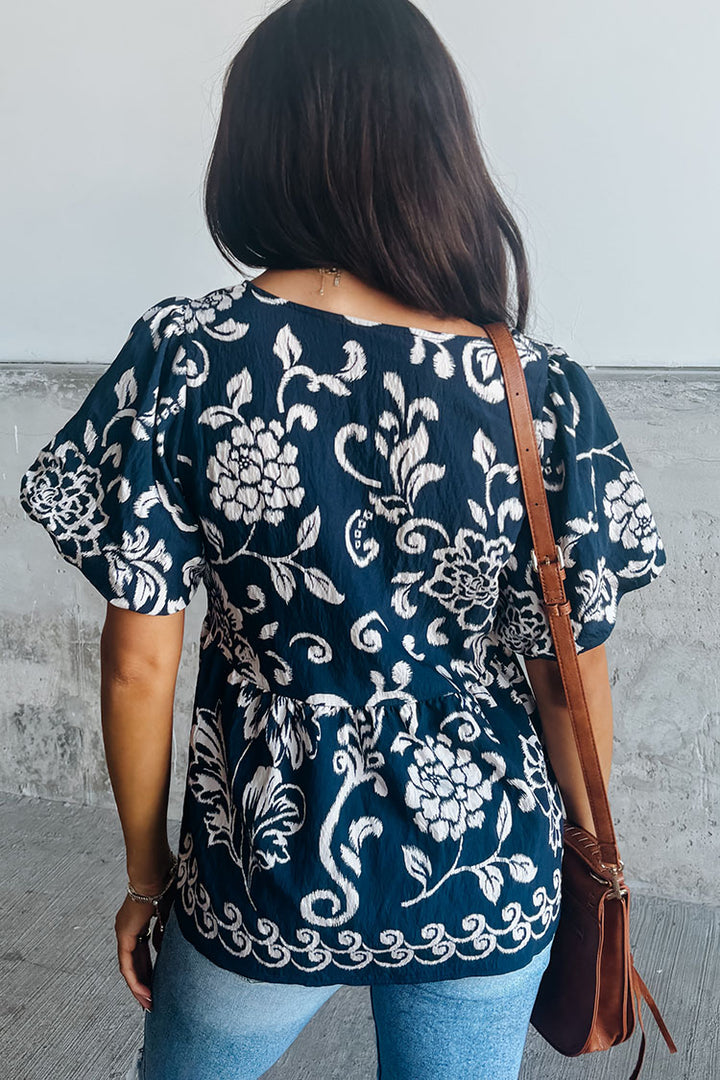 Alexa Floral Peplum