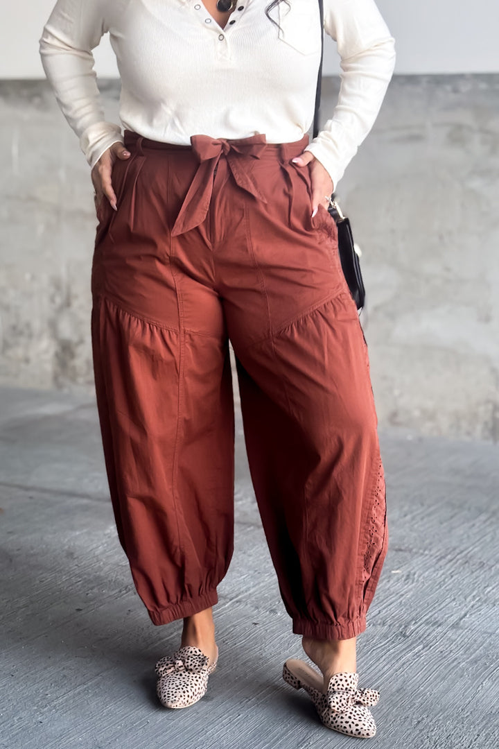 Lola Joggers - Rust