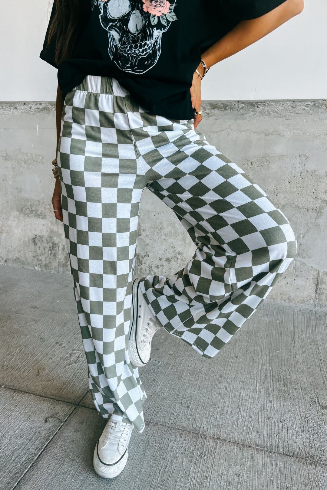 Checkmate Pants - Olive