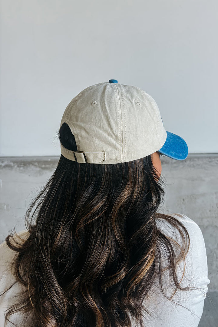 Los Angeles Embroidered Hat - Blue